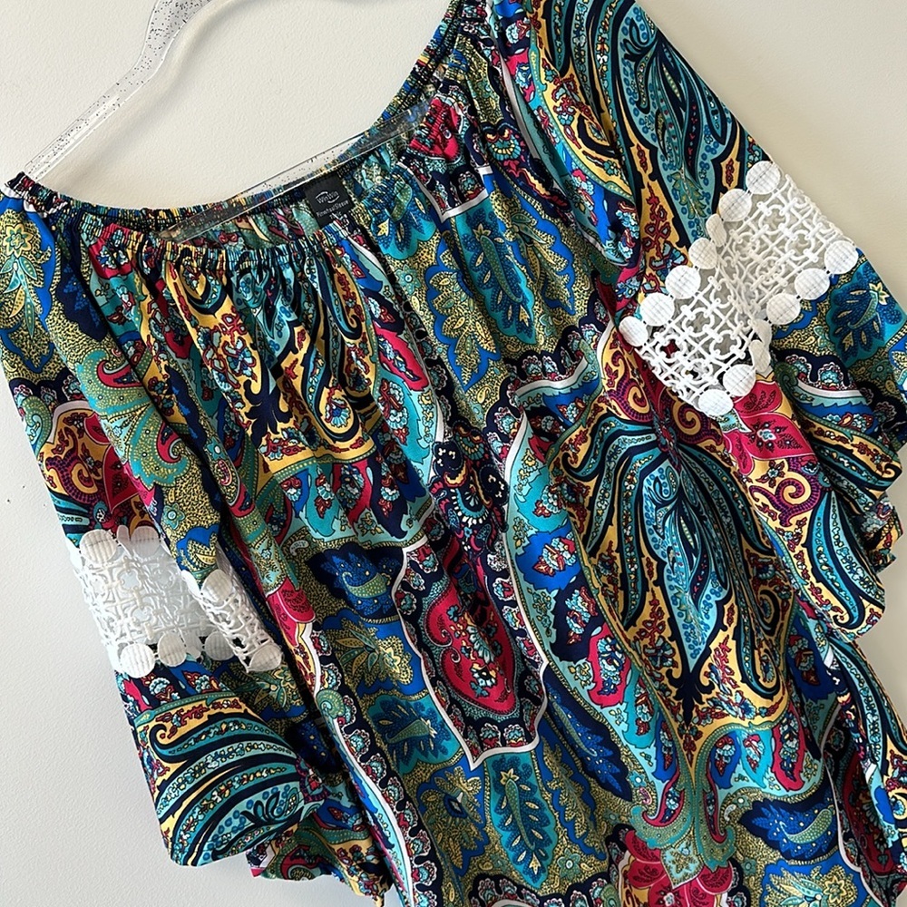 WinWin Boho Pinwheel Tunic • Sz L/XL • NWT! - Picture 2 of 11